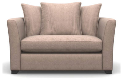 Heart of House Libby Fabric Cuddle Chair - Mushroom